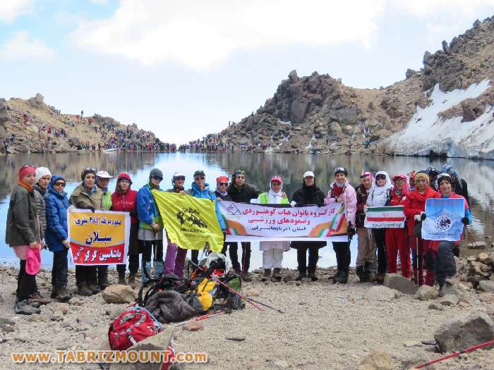 گزارش تصویری 2 / تصاویر قله / صعود سراسری بانوان به قله سبلان به میزبانی هیات کوهنوردی و صعودهای ورزشی استان آذربایجان شرقی	
