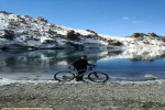صعود قله سبلان با دوچرخه توسط کوه بانوی تبریز