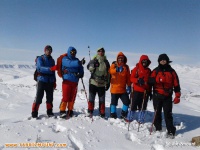 صعود تیم هیات کوهنوردی و صعودهای ورزشی شهرستان هشترودبه قله ۲۳۵۰متری مهردار سهند