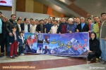 گزارش تصویری بدرقه عظیم قیچی ساز از فرودگاه تبریز