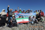 صعود کوهنوردان باشگاه کوهنوردی آذربایجان به قله آراگاتس