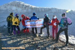 صعود ۹ نفر از اعضای باشگاه کوهنوردی قارتال مراغه به قله آرارات