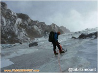 گزارش صعود زمستانه یخچالهای پنجگانه کوهستان سبلان در یک برنامه