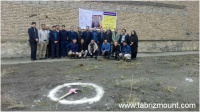 گزارش مراسم کلنک زنی سالن اختصاصی سنگنوردی داخل سالن شهرستان ملکان